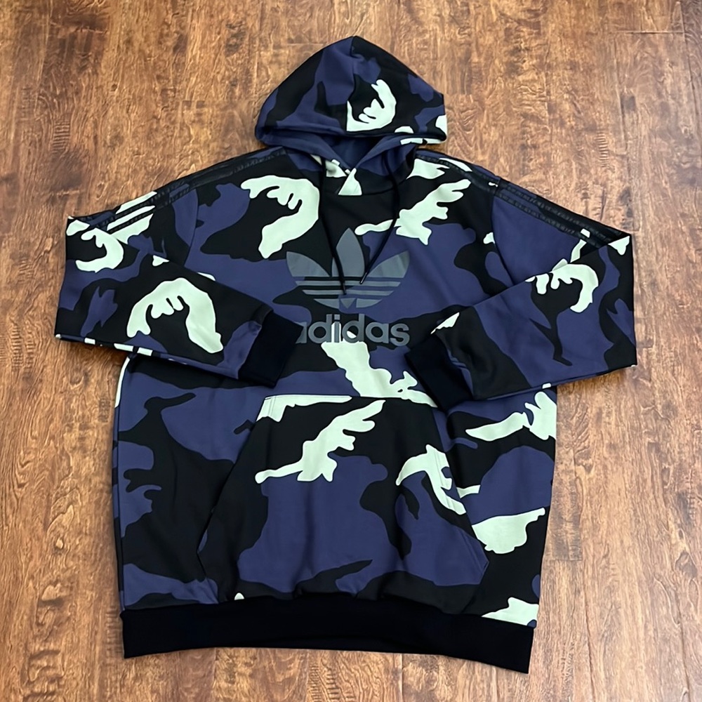 Adidas Camo Multi Sport Hoodie Size M